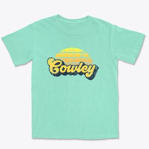 Cowley Wyoming Sublime Sunset Premium Heavyweight T-shirt