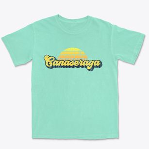 Canaseraga New York Sublime Sunset Premium Heavyweight T-shirt