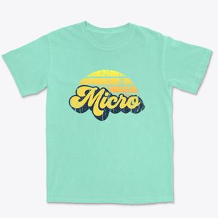 Micro North Carolina Sublime Sunset Premium Heavyweight T-shirt