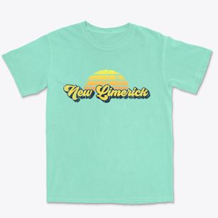 New Limerick Maine Sublime Sunset Premium Heavyweight T-shirt