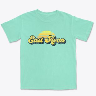 East Avon New York Sublime Sunset Premium Heavyweight T-shirt