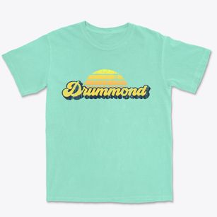 Drummond Oklahoma Sublime Sunset Premium Heavyweight T-shirt