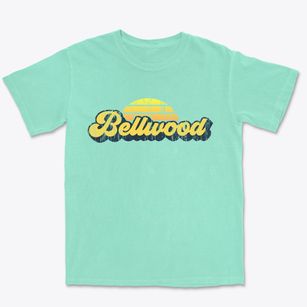 Bellwood Illinois Sublime Sunset Premium Heavyweight T-shirt