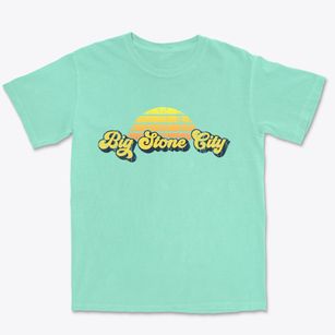 Big Stone City South Dakota Sublime Sunset Premium Heavyweight T-shirt