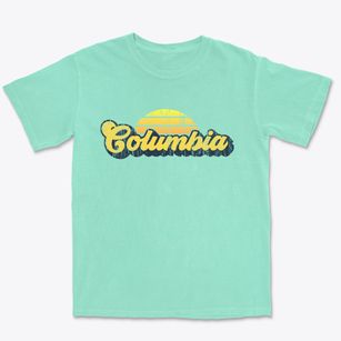 Columbia Louisiana Sublime Sunset Premium Heavyweight T-shirt