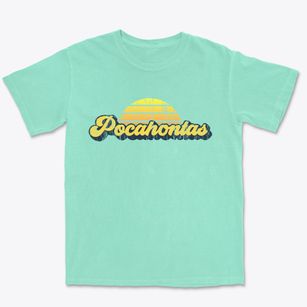 Pocahontas Virginia Sublime Sunset Premium Heavyweight T-shirt