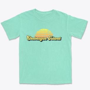 Chebeague Island Maine Sublime Sunset Premium Heavyweight T-shirt