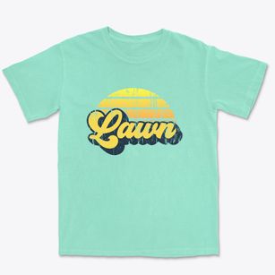Lawn Texas Sublime Sunset Premium Heavyweight T-shirt