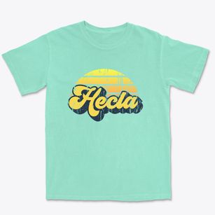 Hecla South Dakota Sublime Sunset Premium Heavyweight T-shirt