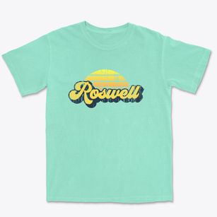 Roswell Ohio Sublime Sunset Premium Heavyweight T-shirt
