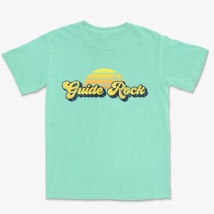 Guide Rock Nebraska Sublime Sunset Premium Heavyweight T-shirt