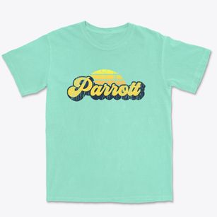 Parrott Georgia Sublime Sunset Premium Heavyweight T-shirt
