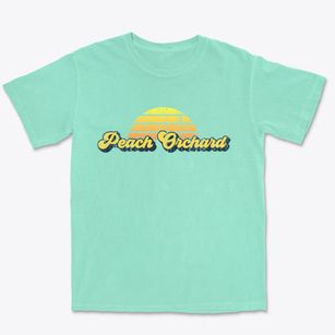 Peach Orchard Arkansas Sublime Sunset Premium Heavyweight T-shirt