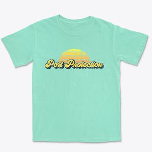 Port Protection Alaska Sublime Sunset Premium Heavyweight T-shirt