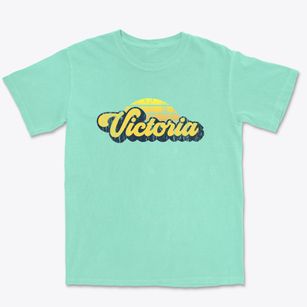 Victoria Arkansas Sublime Sunset Premium Heavyweight T-shirt