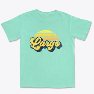 Largo Florida Sublime Sunset Premium Heavyweight T-shirt