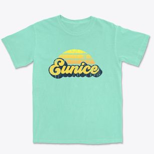 Eunice Louisiana Sublime Sunset Premium Heavyweight T-shirt
