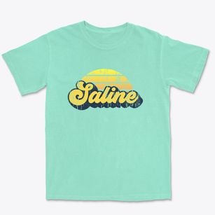 Saline Michigan Sublime Sunset Premium Heavyweight T-shirt