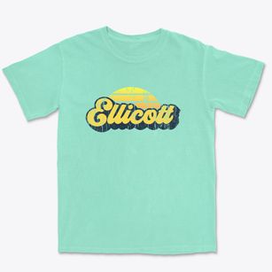 Ellicott New York Sublime Sunset Premium Heavyweight T-shirt