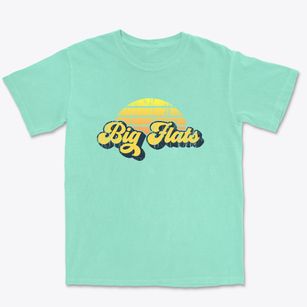 Big Flats New York Sublime Sunset Premium Heavyweight T-shirt