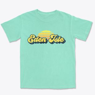 Eden Isle Louisiana Sublime Sunset Premium Heavyweight T-shirt