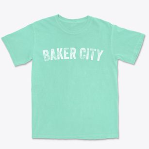 Baker City Oregon Timeless Retro Premium Heavyweight T-shirt