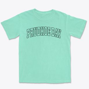 Prudhoe Bay Alaska Trendy Block Premium Heavyweight T-shirt