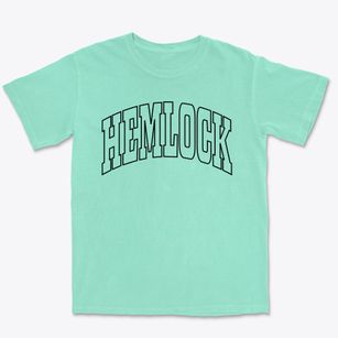 Hemlock Michigan Trendy Block Premium Heavyweight T-shirt