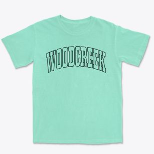 Woodcreek Texas Trendy Block Premium Heavyweight T-shirt