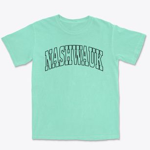 Nashwauk Minnesota Trendy Block Premium Heavyweight T-shirt