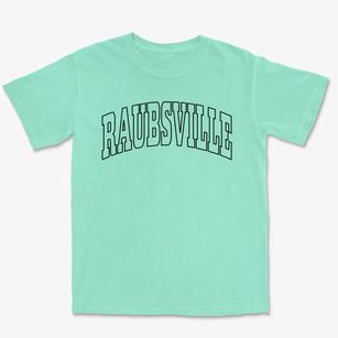 Raubsville Pennsylvania Trendy Block Premium Heavyweight T-shirt