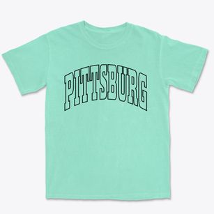 Pittsburg New Hampshire Trendy Block Premium Heavyweight T-shirt