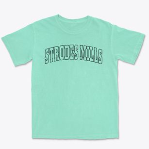 Strodes Mills Pennsylvania Trendy Block Premium Heavyweight T-shirt
