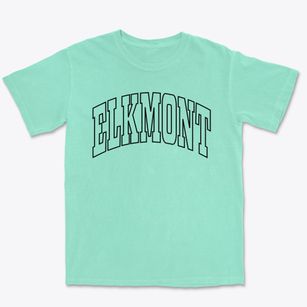 Elkmont Alabama Trendy Block Premium Heavyweight T-shirt