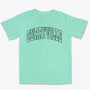 Curryville Missouri Trendy Block Premium Heavyweight T-shirt