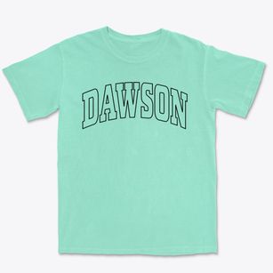 Dawson Iowa Trendy Block Premium Heavyweight T-shirt