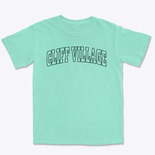 Cliff Village Missouri Trendy Block Premium Heavyweight T-shirt