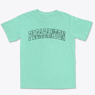 Pleasanton California Trendy Block Premium Heavyweight T-shirt