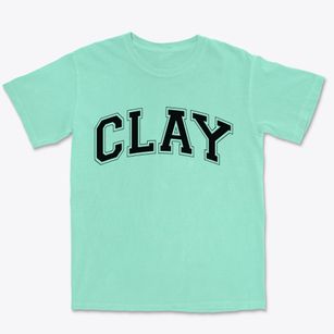 Clay California Varsity Premium Heavyweight T-shirt
