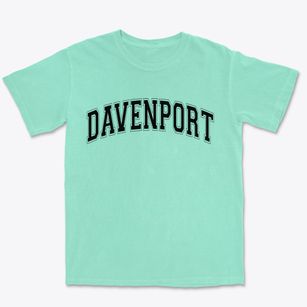 Davenport California Varsity Premium Heavyweight T-shirt