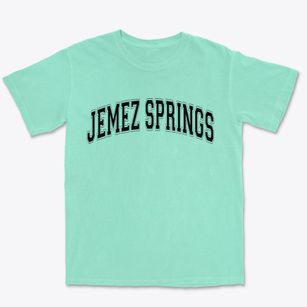 Jemez Springs New Mexico Varsity Premium Heavyweight T-shirt