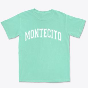 Montecito California Varsity Premium Heavyweight T-shirt