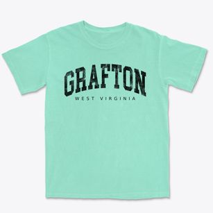 Grafton West Virginia Urban Vibe Premium Heavyweight T-shirt