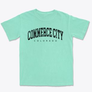 Commerce City Colorado Urban Vibe Premium Heavyweight T-shirt