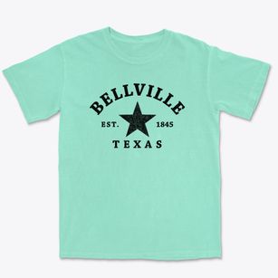 Bellville Texas Star Premium Heavyweight T-shirt