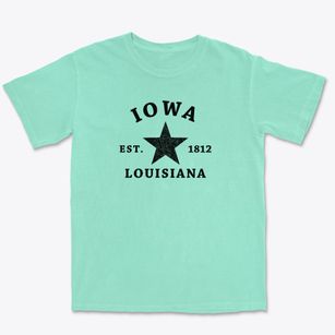 Iowa Louisiana Star Premium Heavyweight T-shirt