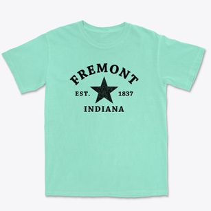 Fremont Indiana Star Premium Heavyweight T-shirt
