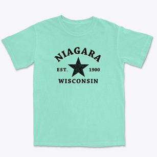 Niagara Wisconsin Star Premium Heavyweight T-shirt