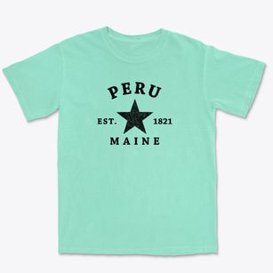 Peru Maine Star Premium Heavyweight T-shirt