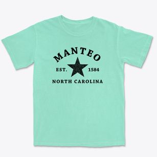 Manteo North Carolina Star Premium Heavyweight T-shirt